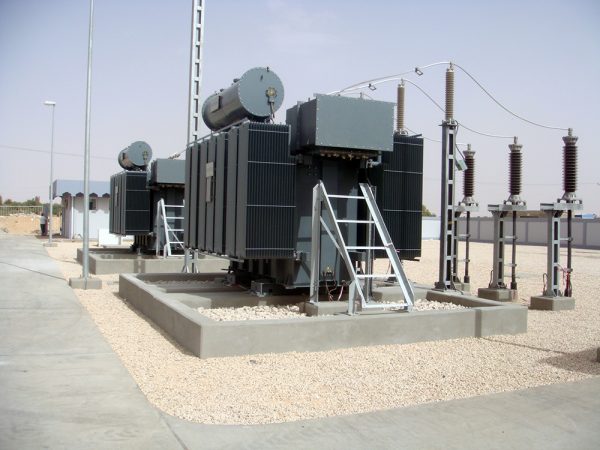 مشروع توريد وتركيب عدد (5) محطات كهربائية بمناطق مختلفة بليبيا جهد 400 و 220 ك.ف